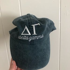 delta gamma denim hat